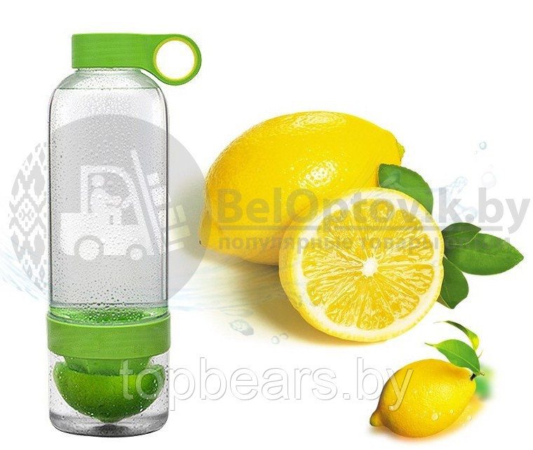 Бутылка соковыжималка Lemon Cup. Summer 2020 (0.83L) Розовый - фото 9 - id-p179744743