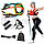Комплект фитнесс  ремней (тросов), с регулировкой нагрузки для всех групп мышц, набор 11 предметов (эспандер), фото 8