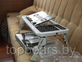 УЦЕНКА Портативный складной столик для ноутбука E-Table LD09 (постельный стол Е-тейбл) подставка для ноутбука