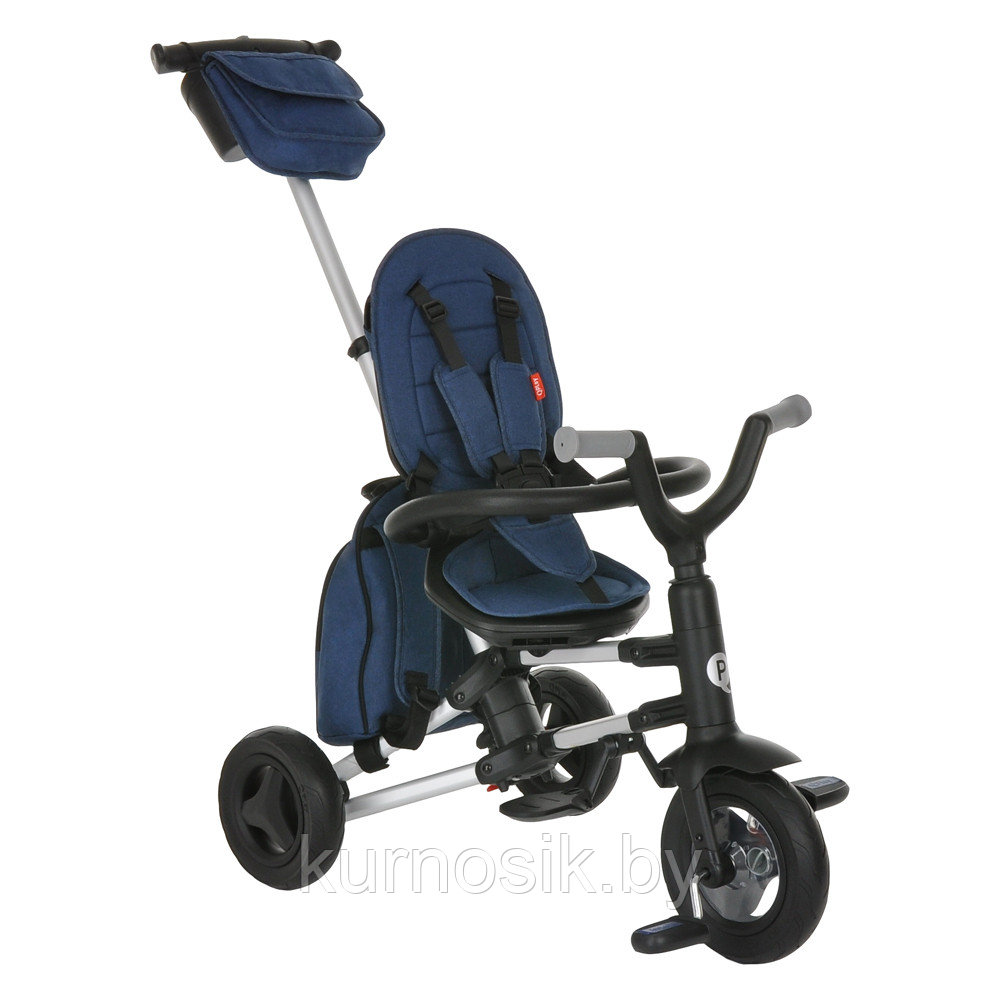 Детский велосипед трехколесный складной QPlay NOVA PLUS S700 Blue/Синий - фото 3 - id-p179746128