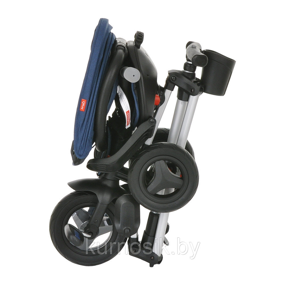 Детский велосипед трехколесный складной QPlay NOVA PLUS S700 Blue/Синий - фото 8 - id-p179746128
