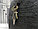 Подвеска с кулонами Крест, Медальон, Кольцо, Пуля 3.5 см (универсальная регулировка длины) Сталь, черный, фото 4