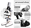 Детский набор Юный биолог Микроскоп Scientific Microscope с приборами для опыта Голубой, фото 6