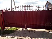 Распашные ворота №16, размер 320х140см, без установки, без столбов.