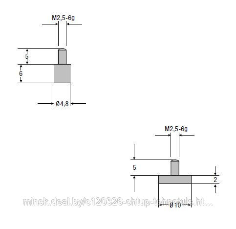 Измерительные вставки для циферблатных индикаторов 0710 - фото 1 - id-p22639211