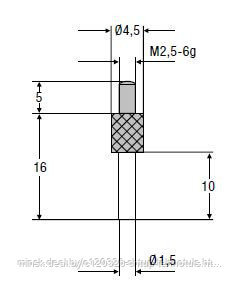 Измерительные вставки для циферблатных индикаторов 0710 - фото 3 - id-p22639212