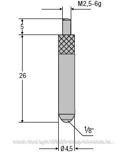 Измерительные вставки для циферблатных индикаторов 0710 - фото 1 - id-p22639213