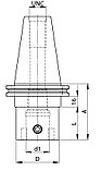 Зажимной хвостовик ANSI B5.50, фото 2