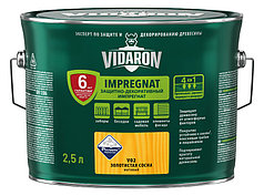 Импрегнат VIDARON защитно-декоративный 2,5л V02 Золотистая Сосна
