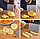 Фигурный кухонный нож NAC Knife для волнистой нарезки сыра, фруктов, овощей Красный, фото 8