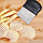 Фигурный кухонный нож NAC Knife для волнистой нарезки сыра, фруктов, овощей Черный, фото 9