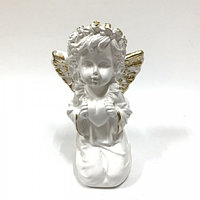 Статуэтка ангел с сердцем малый бело-золотой арт. скл-1169