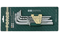Набор ключей шестигранных 1.27-10мм, 10пр. длинных Force 5102L