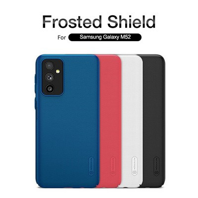 Пластиковый чехол с подставкой Nillkin Super Frosted Shield Черный для Samsung Galaxy M52 - фото 5 - id-p179801300