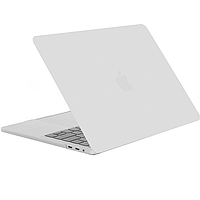 Чехол пластиковый матовый Matte Shell прозрачный для Apple Macbook Air 13" M1 2020