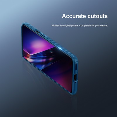 Чехол-накладка Nillkin CamShield Pro Синяя для OnePlus 9 Pro - фото 5 - id-p179801278