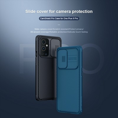 Чехол-накладка Nillkin CamShield Pro Синяя для OnePlus 9 Pro - фото 8 - id-p179801278