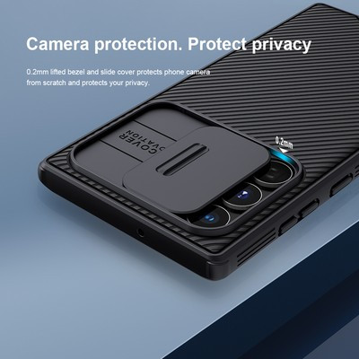 Чехол-накладка Nillkin CamShield Pro Зеленая для Samsung Galaxy S22 Ultra - фото 3 - id-p179801310