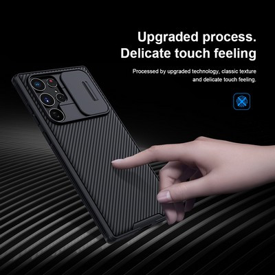 Чехол-накладка Nillkin CamShield Pro Зеленая для Samsung Galaxy S22 Ultra - фото 6 - id-p179801310