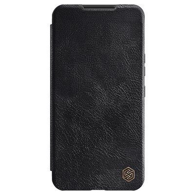 Кожаный чехол Nillkin Qin Pro Leather Case Черный для Samsung Galaxy S22 - фото 1 - id-p179801314