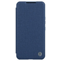 Тканевый чехол Nillkin Qin Pro Cloth Leather Case Синий для Samsung Galaxy S22