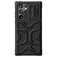 Противоударная-накладка Nillkin Adventurer Case Черная для Samsung Galaxy S22 Ultra