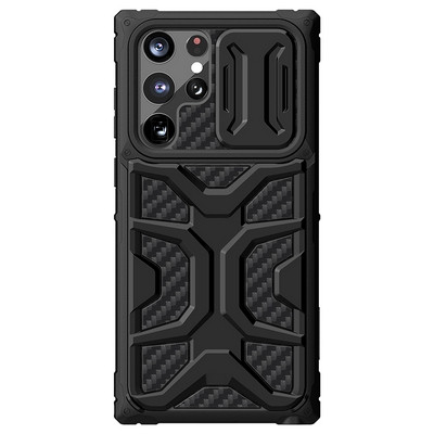 Противоударная-накладка Nillkin Adventurer Case Черная для Samsung Galaxy S22 Ultra - фото 1 - id-p179801338