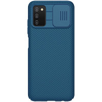 Чехол-накладка Nillkin CamShield Синяя для Samsung Galaxy A03s