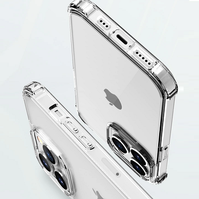 Противоударный чехол Ipaky Crystal Bumper Case прозрачный для Apple iPhone 13 Pro - фото 7 - id-p169645914