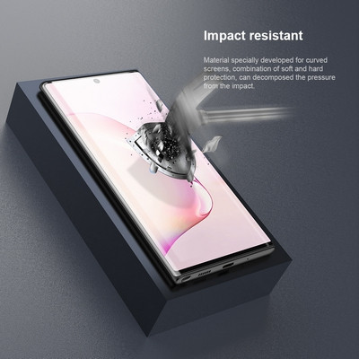 Комплект защитных пленок (2 шт) NILLKIN Impact Resistant Curved Film для Samsung Galaxy Note 20 Ultra - фото 5 - id-p179801432