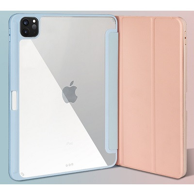 Защитный чехол Acrylic TPU Case с креплением для стилуса синий для Apple iPad Pro 11 (2021) - фото 7 - id-p179801447