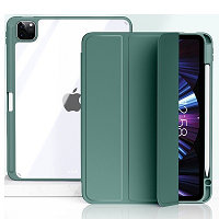 Защитный чехол Acrylic TPU Case с креплением для стилуса зеленый для Apple iPad Pro 11 (2021)