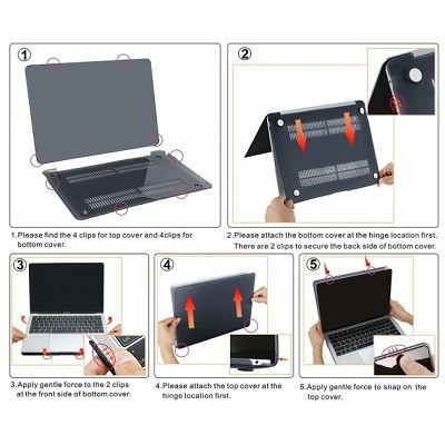 Чехол пластиковый матовый Matte Shell цветной (арт.RS-913) для Apple MacBook Air 13 - фото 5 - id-p179801461