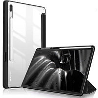 Защитный чехол Acrylic TPU Case с креплением для стилуса черный для Samsung Galaxy Tab S7 FE