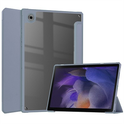 Защитный чехол Acrylic TPU Case серо-фиолетовый для Samsung Galaxy Tab A8 - фото 1 - id-p179801472