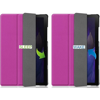 Полиуретановый чехол JFK Smart Case фиолетовый для Samsung Galaxy Tab A8 - фото 7 - id-p179801476