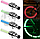 Светящиеся светодиодные колпачки на ниппель колеса (вело, мото, авто) Красный, фото 9