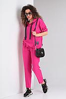 Женский летний розовый спортивный спортивный костюм DOGGI 2817 фуксия 42р.
