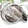 Ланч-бокс (термос) из нержавеющей стали для еды с двойными тарелками AULUN 2.2 л., фото 4