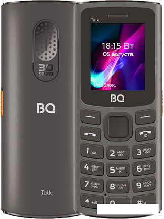 Кнопочный телефон BQ-Mobile BQ-1862 Talk (серый), фото 2