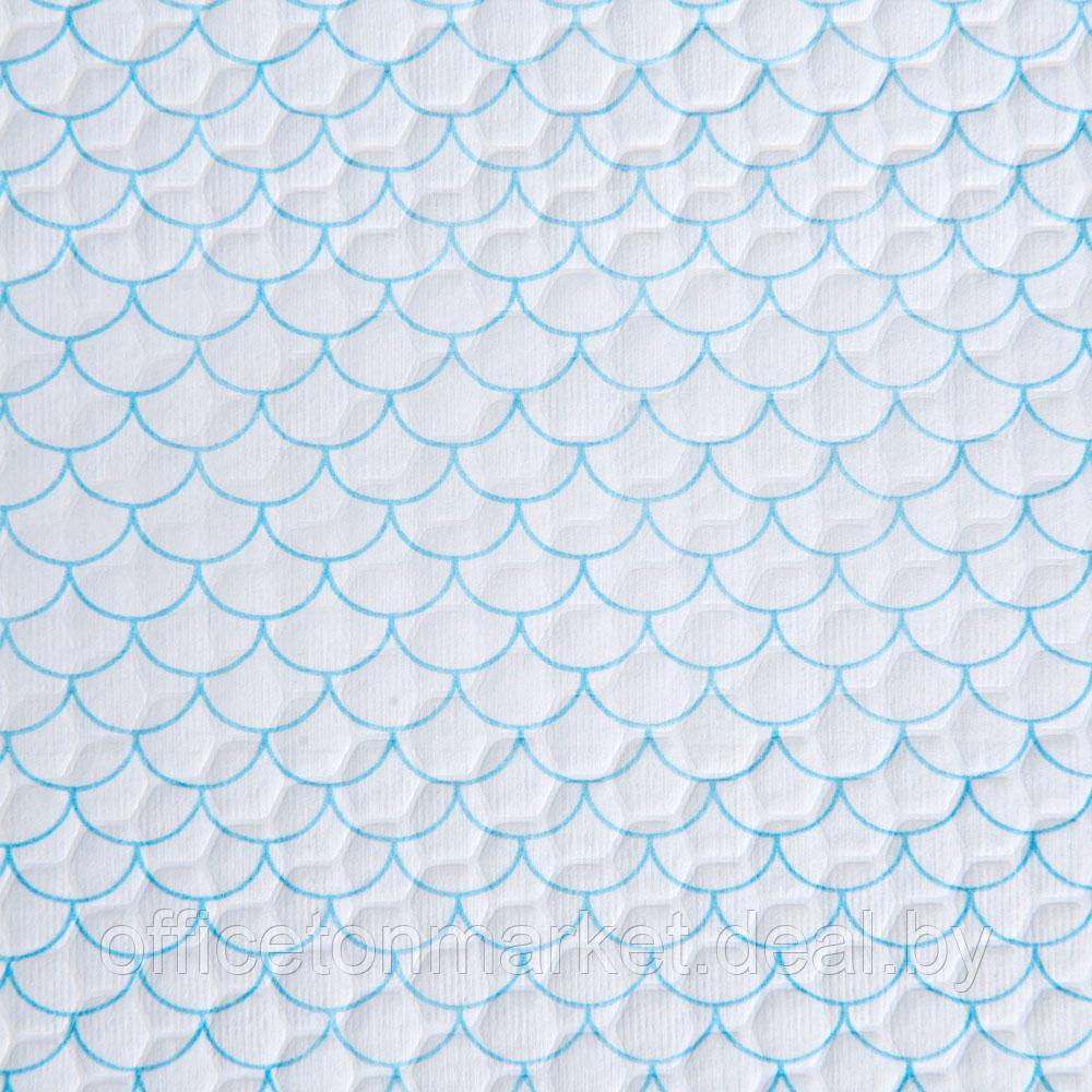 Салфетка из целлюлозы "Celina clean fish print", 33x42см, 25шт/упак, голубой - фото 2 - id-p178534703