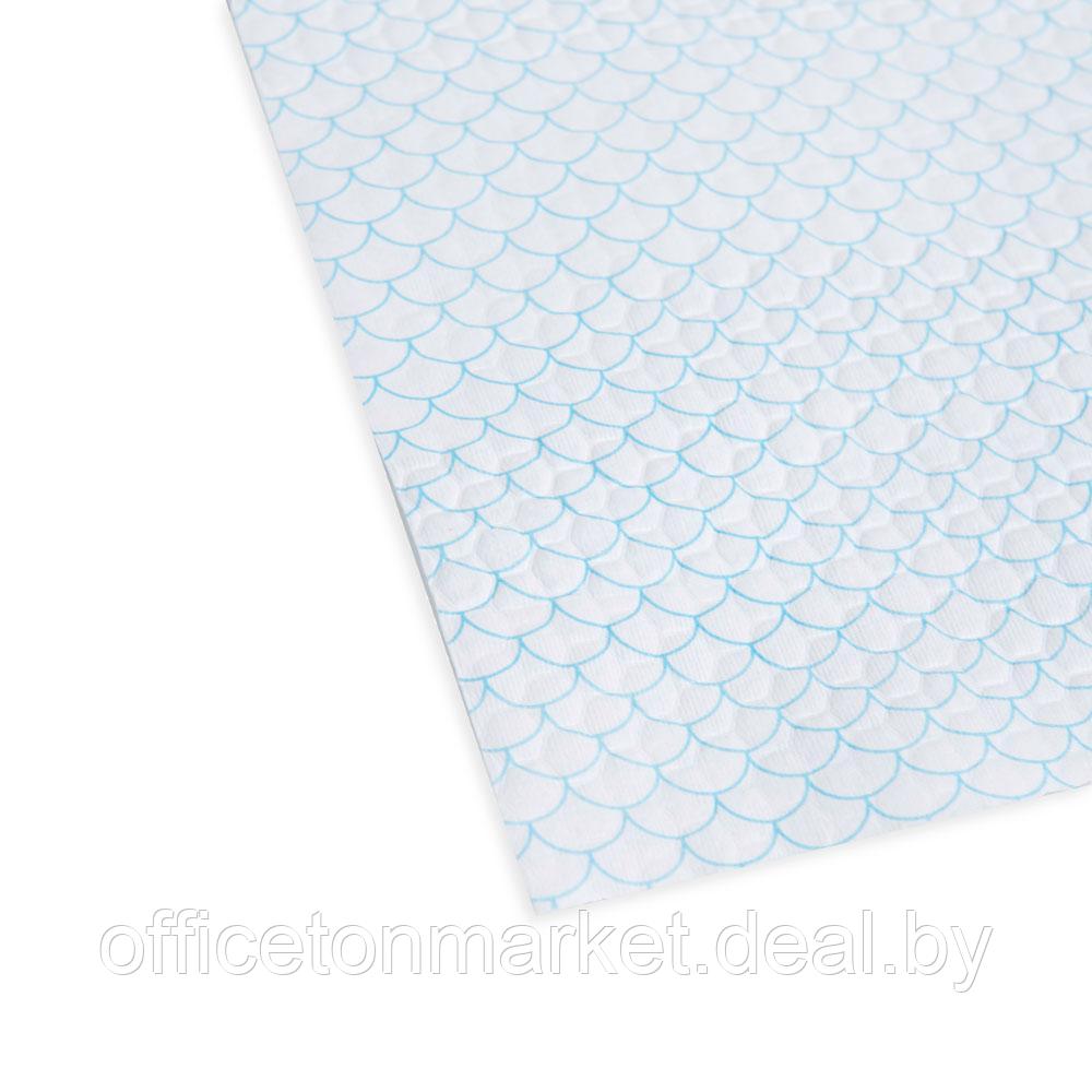 Салфетка из целлюлозы "Celina clean fish print", 33x42см, 25шт/упак, голубой - фото 3 - id-p178534703