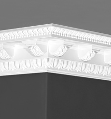 Потолочный плинтус ДЕ-БАГЕТ ДП 21/100 71*71*2000мм