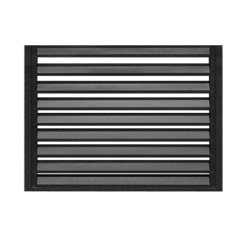 Жалюзийный забор Т-800Х RAL 9005 (черный) матовый - фото 2 - id-p179826471
