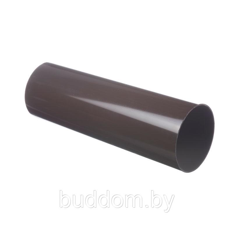 15 Труба водосточная Döcke LUX 1м (Шоколад)