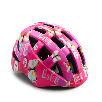 Шлем велосипедный детский Cigna WT-022  фиолетовый/розовый 48-53см