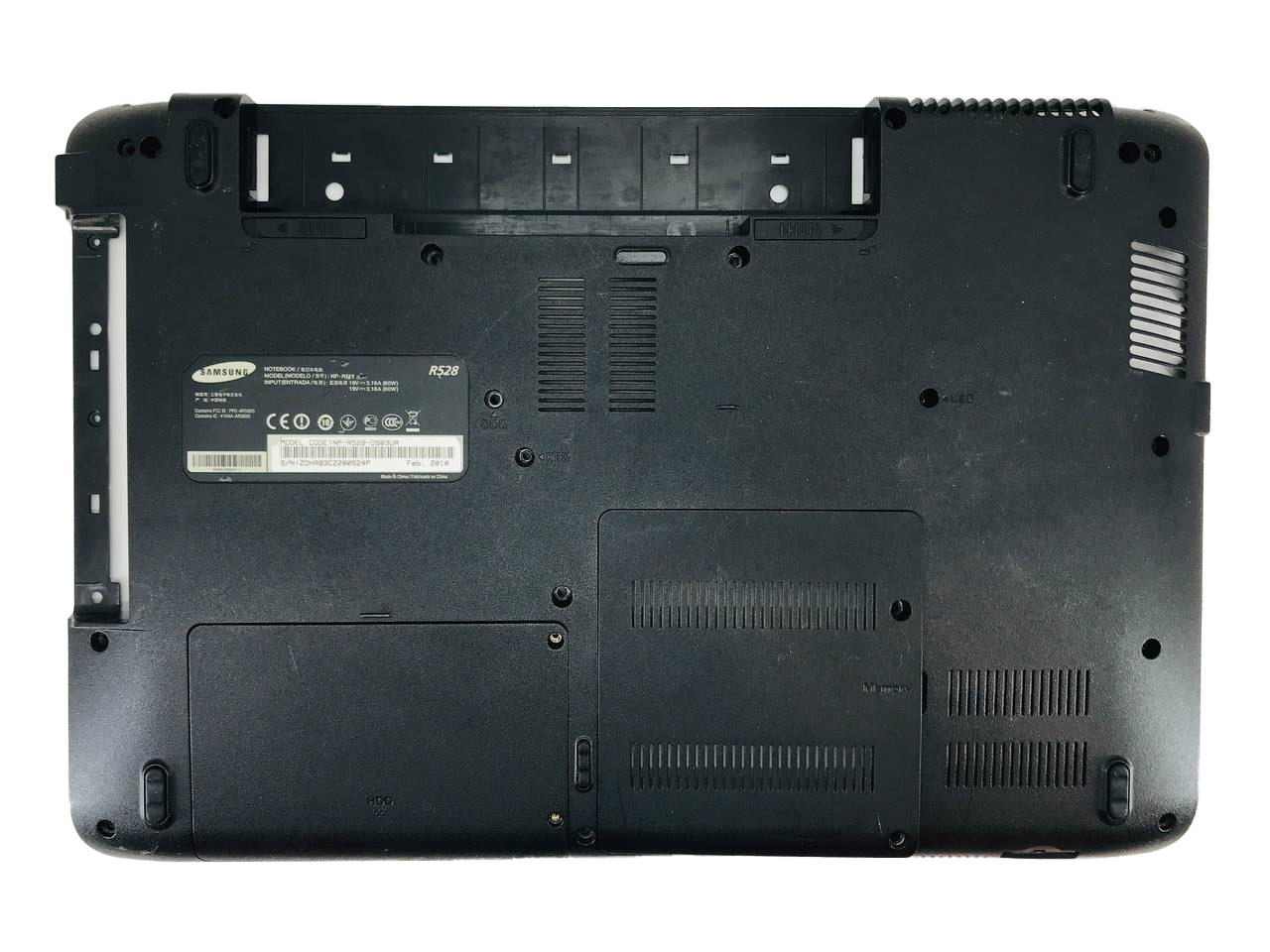 Нижняя часть корпуса Samsung RV508 RV510 R525 R528 R530 R540 (с разбора) - фото 1 - id-p179839256