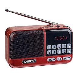 PF_B4058 ASPEN, красный Радиоприемник PERFEO