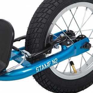 Самокат Novatrack Stamp N2 blue 12" 12STAMPN2.BL20 - фото 6 - id-p179847806