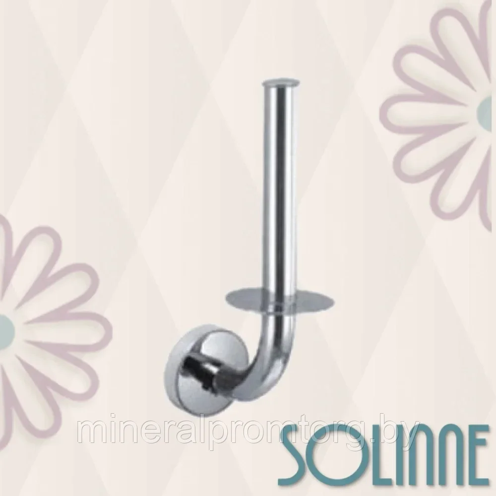 Держатель вертикальный для туалетной бумаги Solinne 11051, хром - фото 1 - id-p179675559